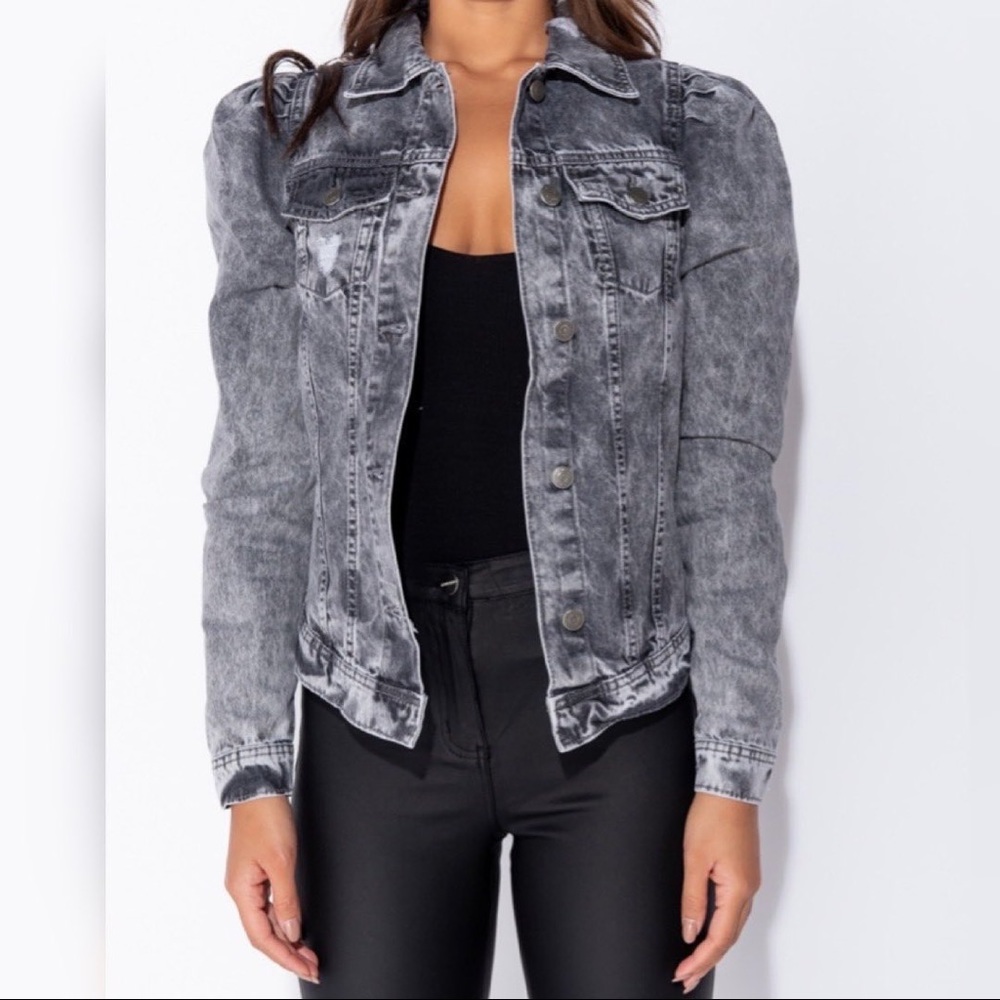 Denim jacket black